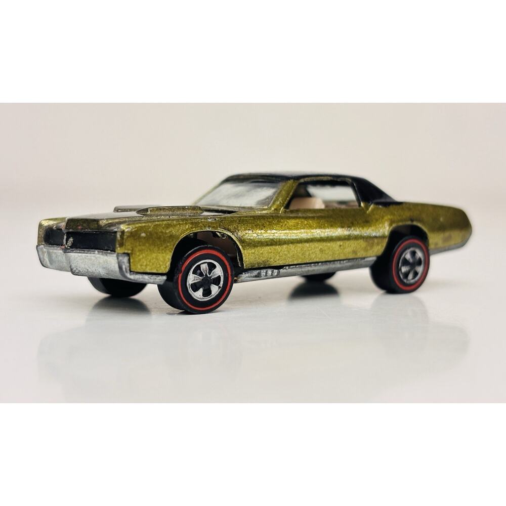 Hot Wheels Redline Custom Eldorado Olive US White Interior
